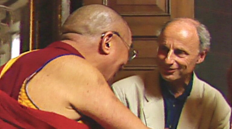 Dalai Lama handshake